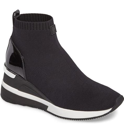 michael kors knit skyler sneakers|Michael Kors bootie socks.